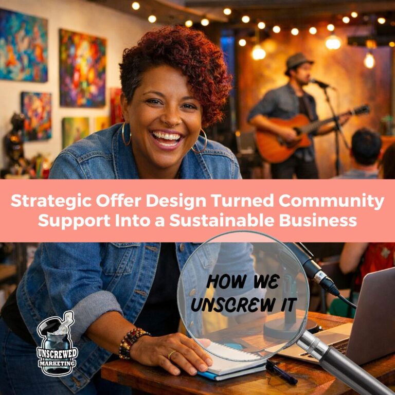 CASE STUDY strategic offer design turned community support into a sustainable business